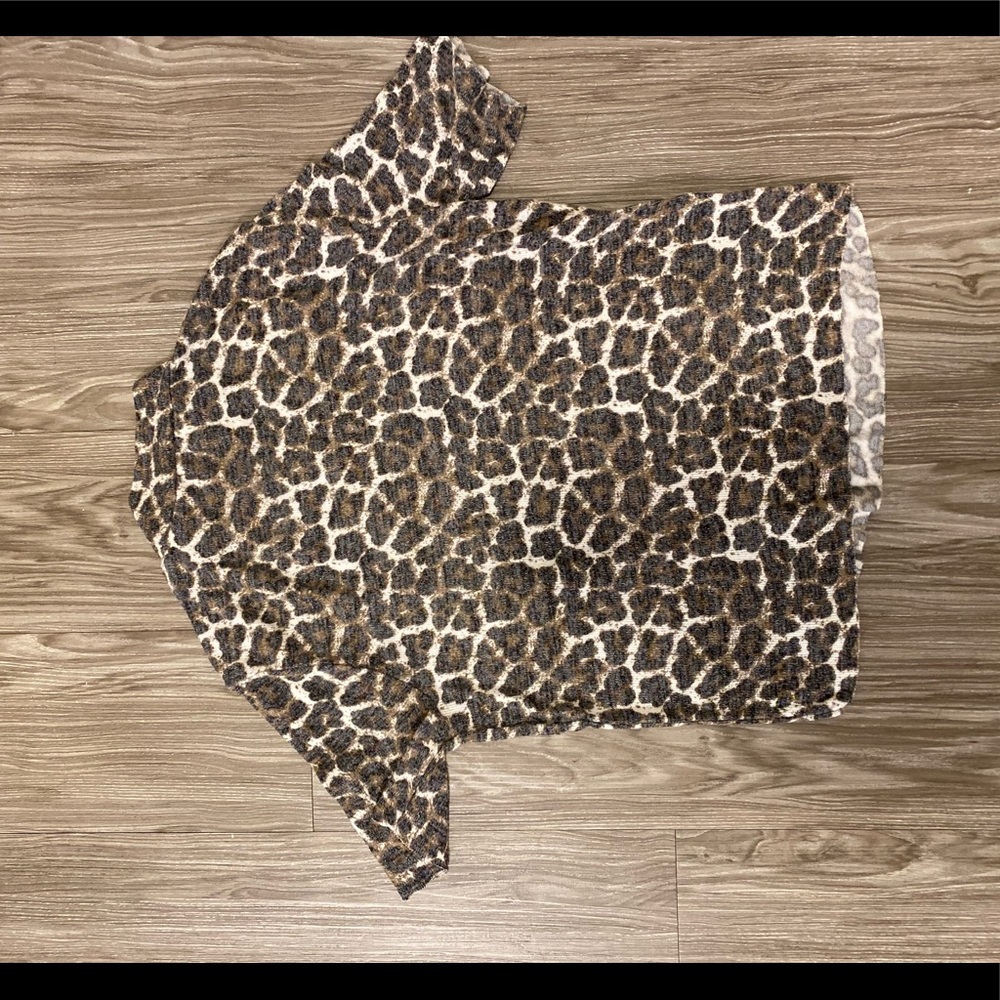 Zara leopard print top in a small.